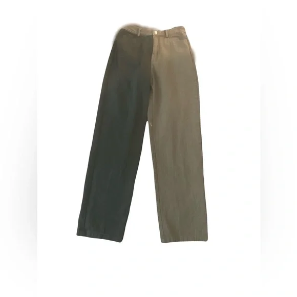 LE LIS Women’s Small Two-Tone Denim Straight Leg Pants - Picture 7 of 7